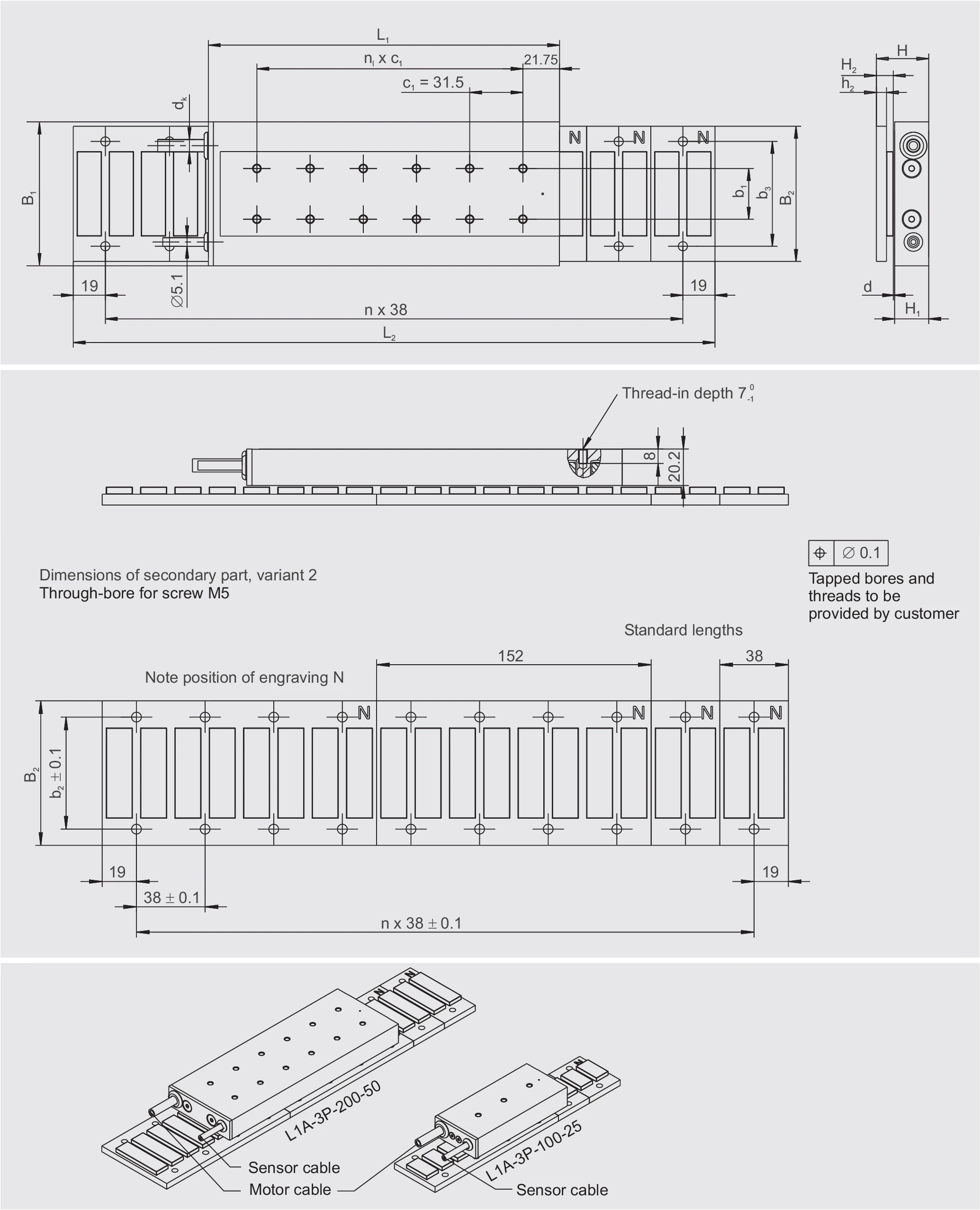 L1A Cable Connection 尺寸圖