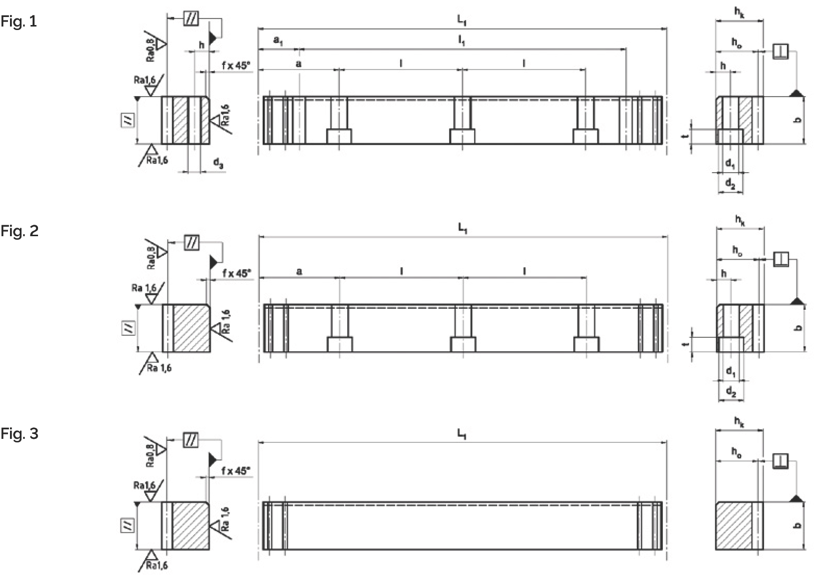 Q6 不鏽鋼直齒齒排尺寸圖