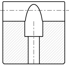 穿過齒條的螺絲連接