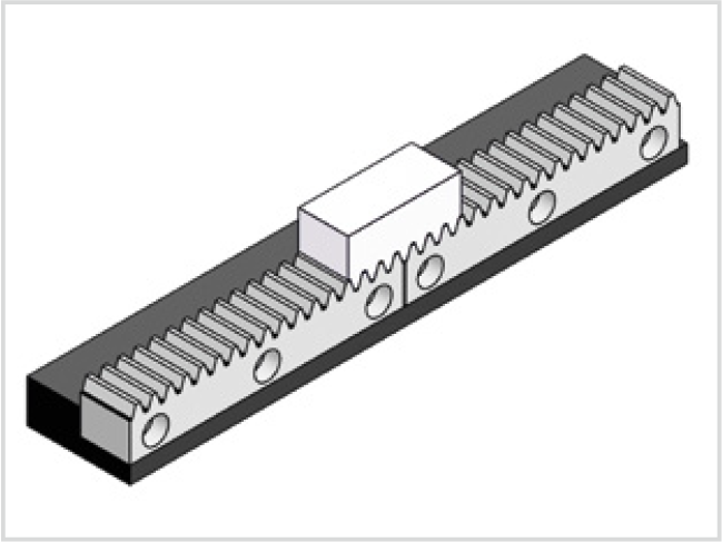 對齊下一支齒排示意圖