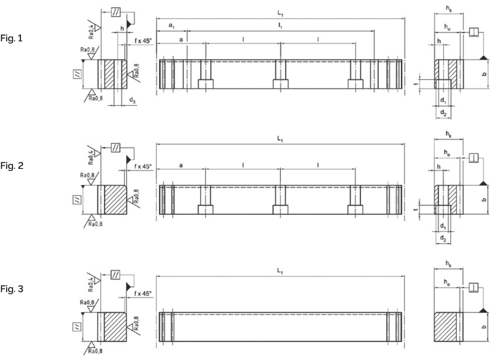 Q4 直齒齒排尺寸圖