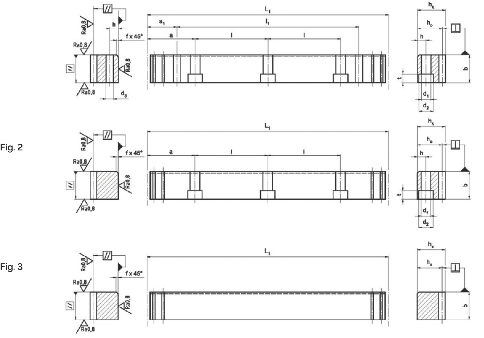 Q8 直齒齒排尺寸圖