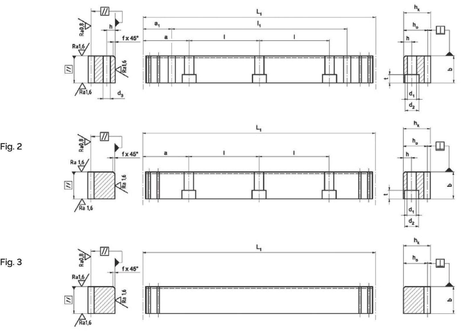 Q11 直齒齒排尺寸圖