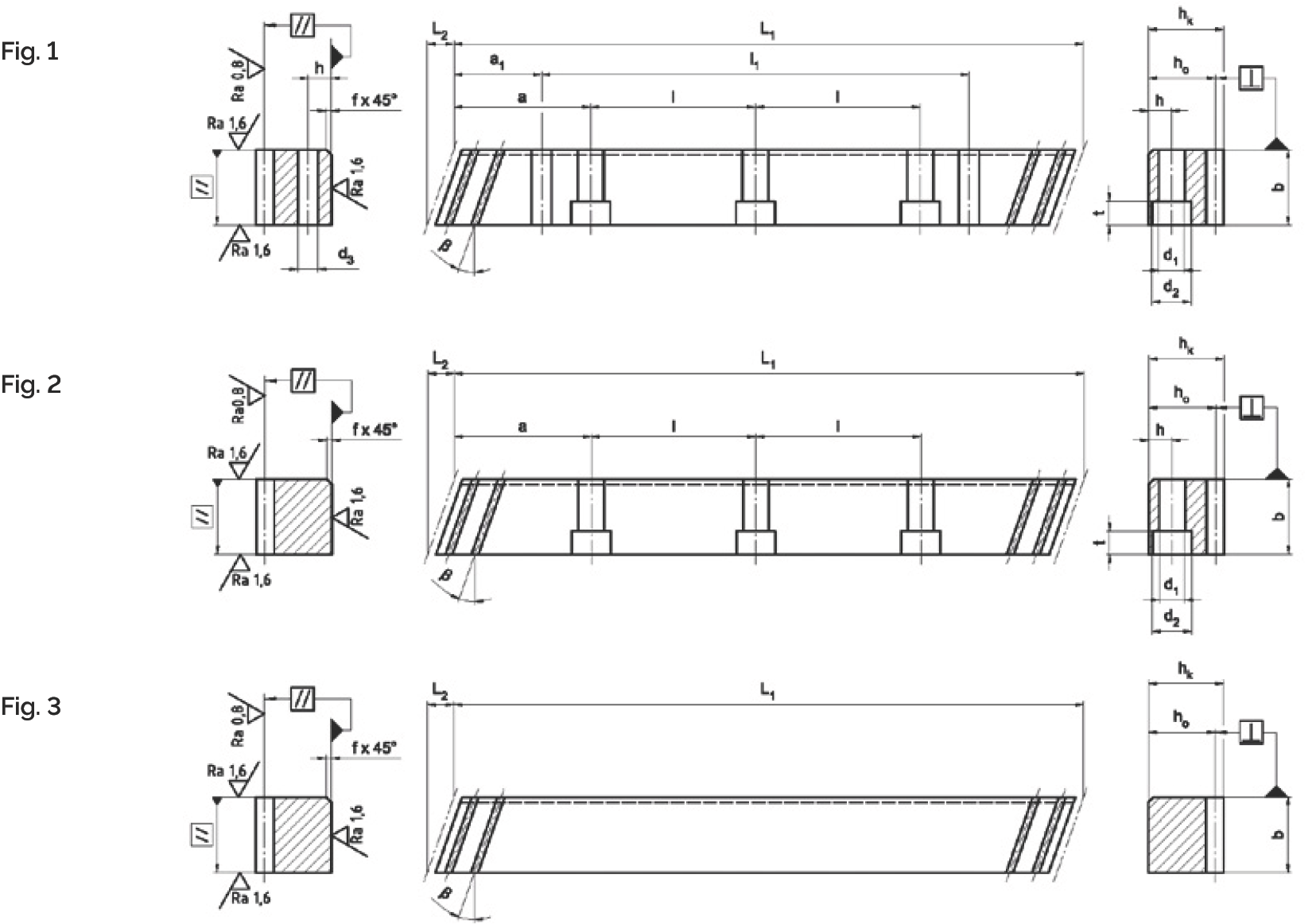 Q6 不鏽鋼斜齒齒排尺寸圖