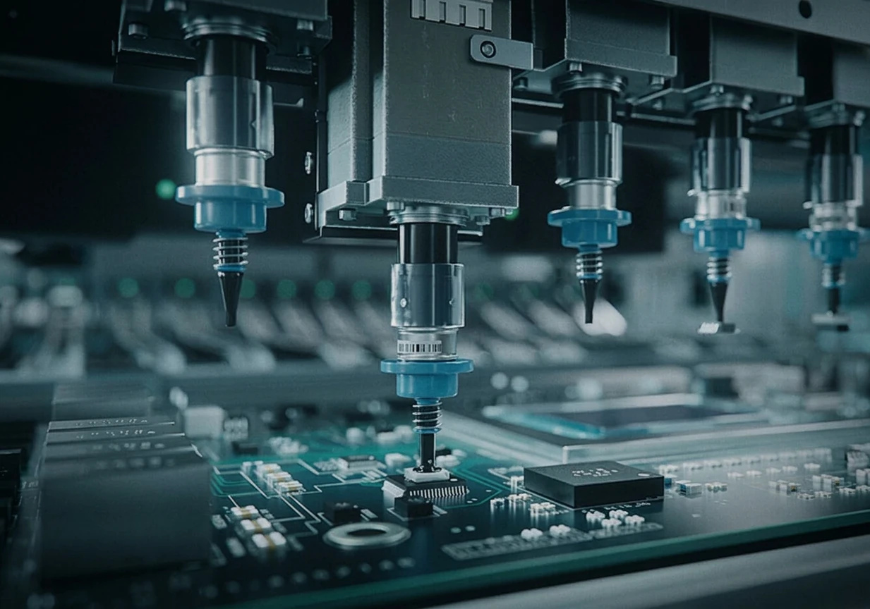 Innovative Solutions for Diverse Sectors — semiconductor pick-and-place heads on PCB