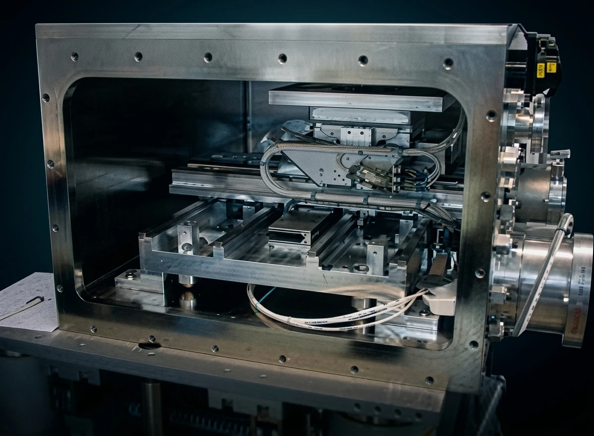 Vacuum positioning platform