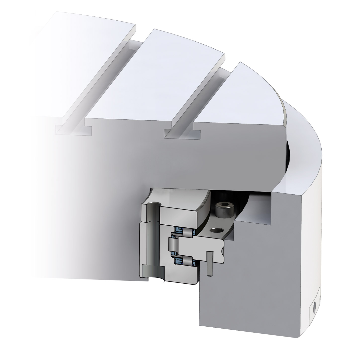 軸承定位孔實物