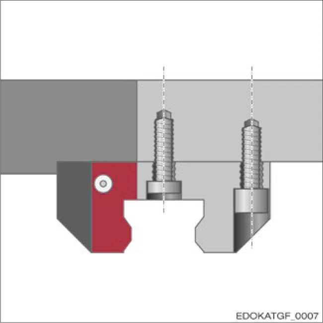 滑座固定孔作為通孔