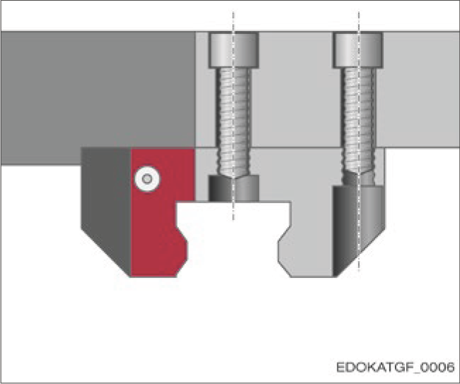 使用螺紋孔固定 - 圖 1