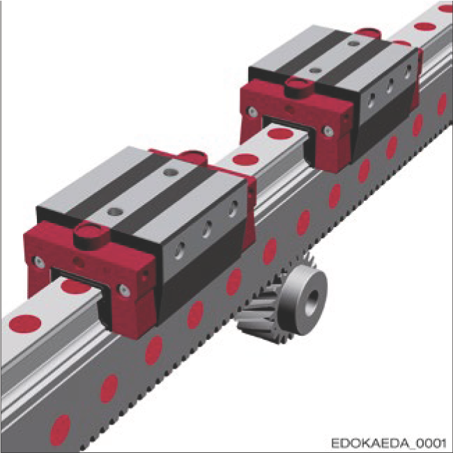 雙滑塊齒排驅動