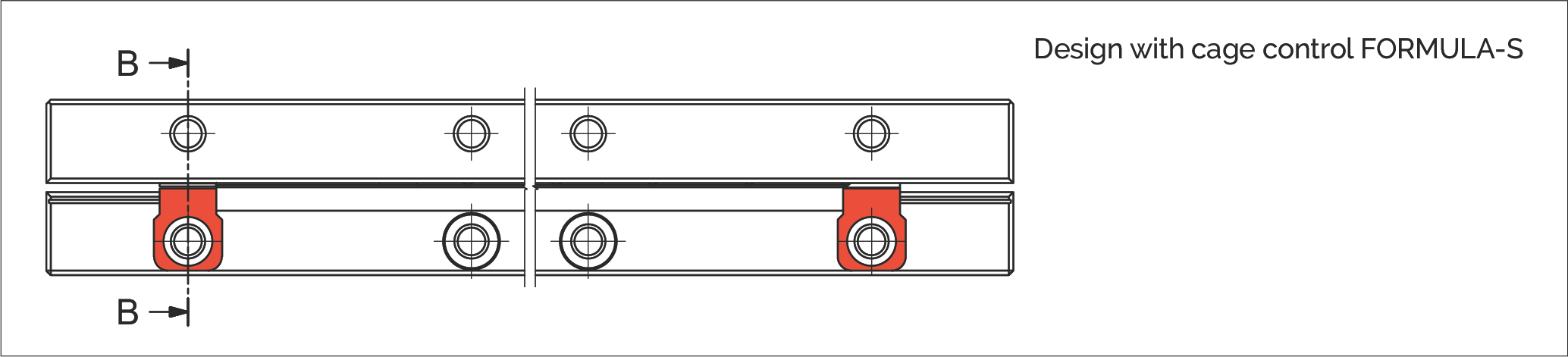 Type RN 尺寸圖 - 側視圖與詳細尺寸