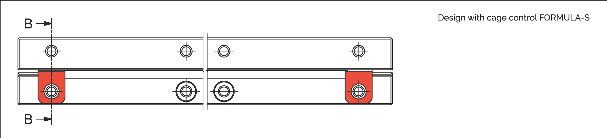 Type RNG 尺寸圖 - 側視圖與詳細尺寸