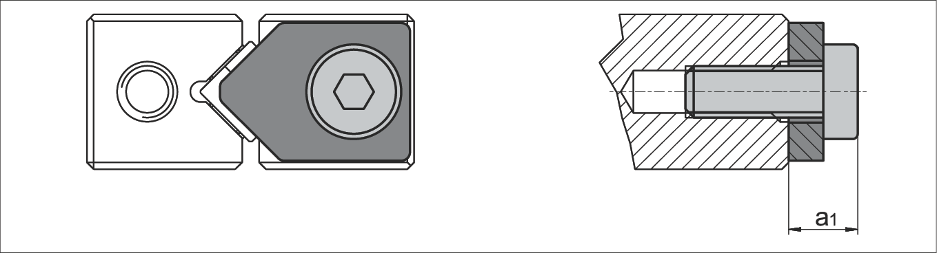 端件 GCN 4 與 GCN 6 尺寸圖