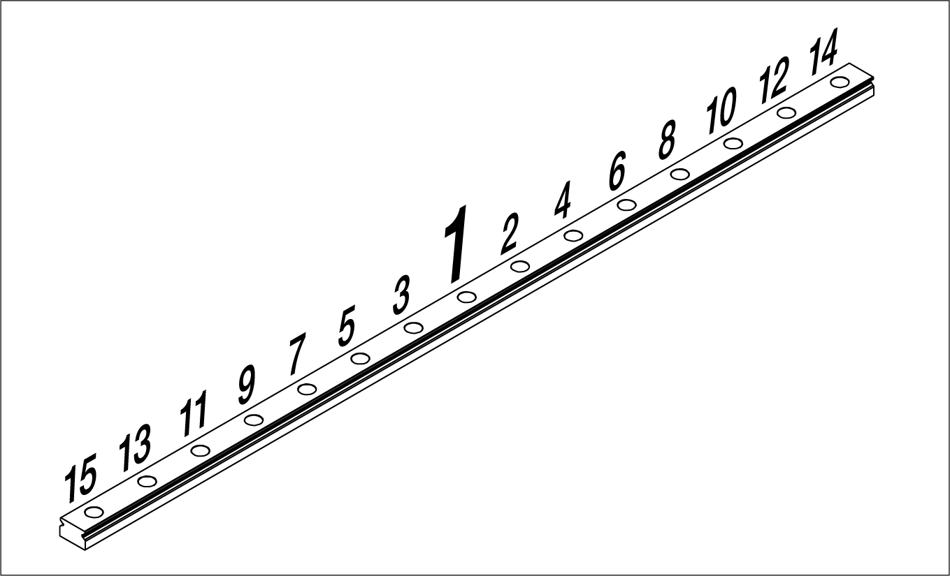 正確固定 MINIRAIL 導軌