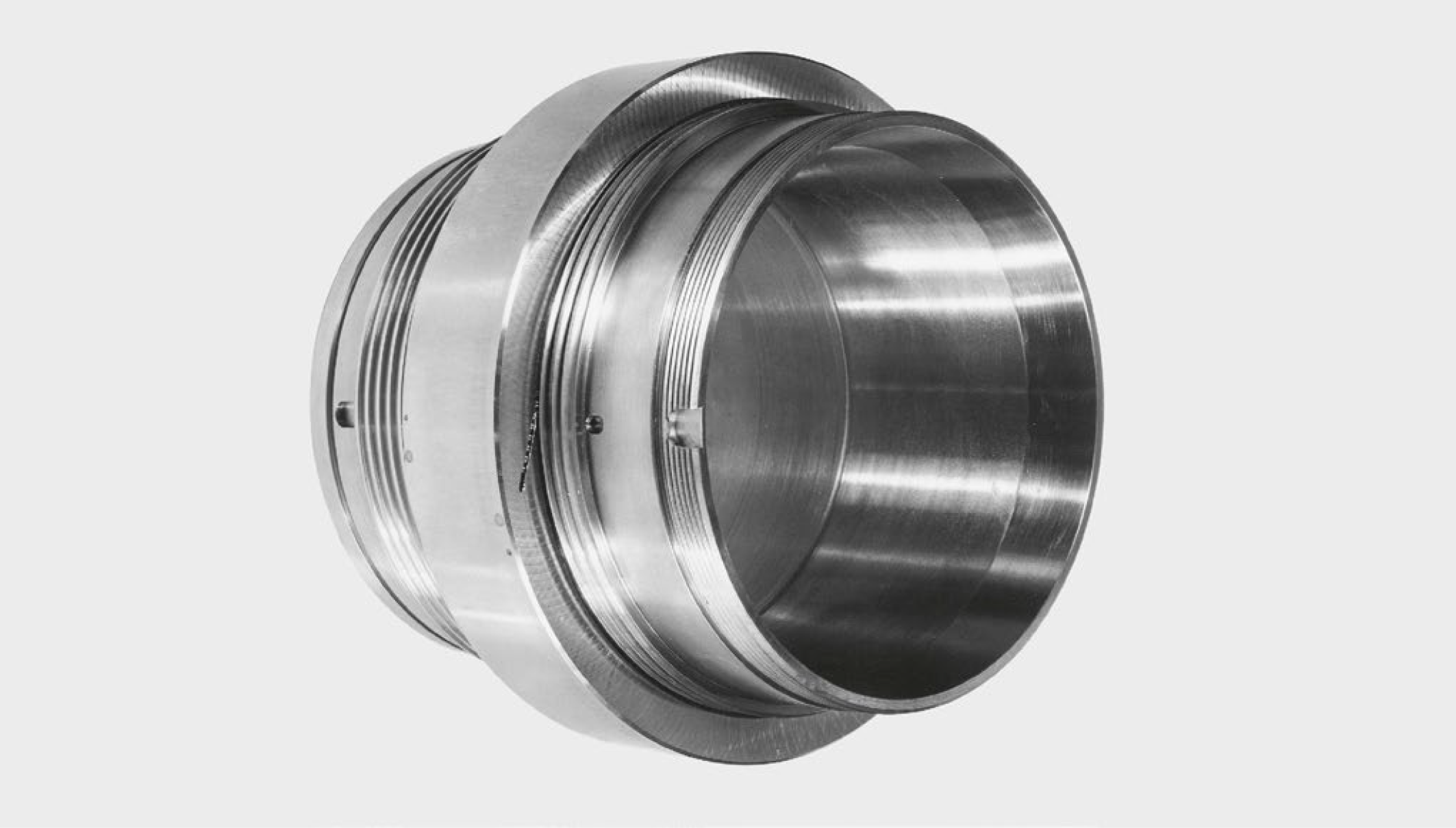 中空內孔滾珠螺桿 - 範例：370 x 20 mm