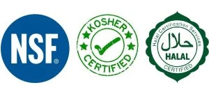 NSF / Kosher / Halal 認證