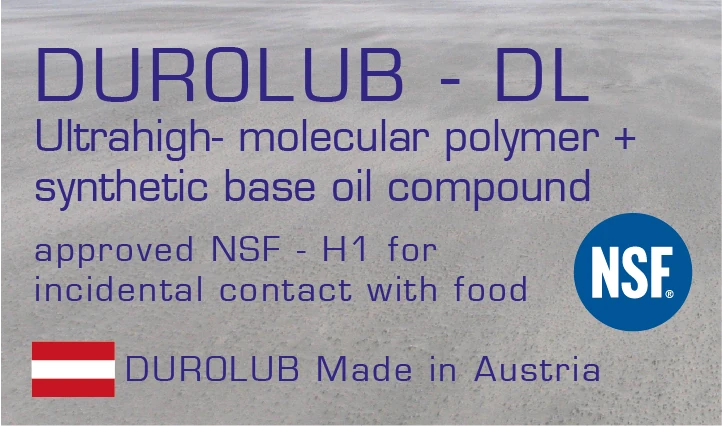 DUROLUB DL 產品規格標籤